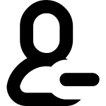 Minus User Profile SVG Icon